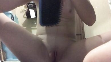 ヘアブラシでちょいおな