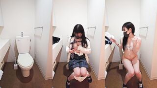 ロリ顔はやっぱりロリマン。極みスジスジマンと可愛い聲で喘ぐトイレオナ