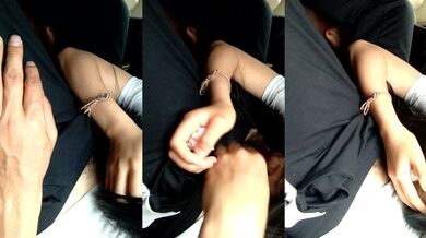 害羞妹子車上吃肉棒