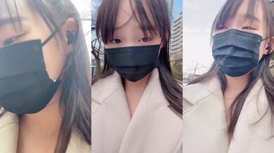 可愛日本妹妹在大街上自慰