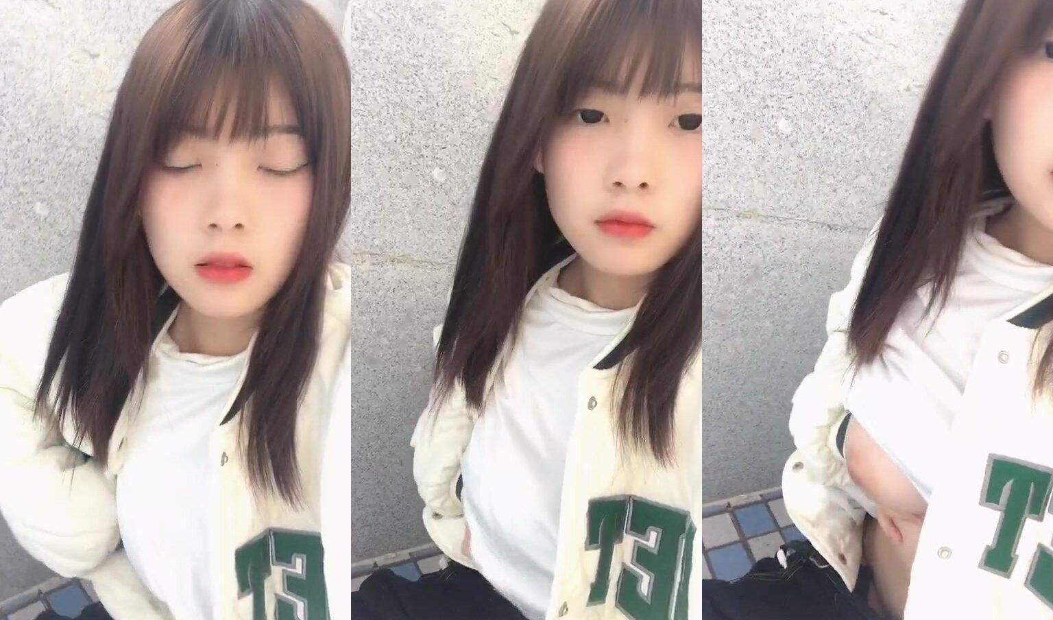 ブラジャーをずらして自分の胸を自分で揉みしだき、息を荒らげる〇Cのリアルな記録www