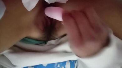 Masturbation with a vibrator