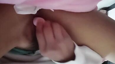 Masturbation with a vibrator