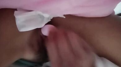 Masturbation with a vibrator