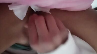 Masturbation with a vibrator