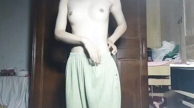 Big Tits Slutty Bitch 2 - Stripping and Teasing