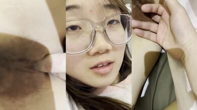 清秀眼鏡兔牙奶妹啪啪1