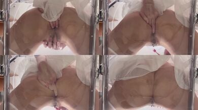 衣裝を着てオナニー-下からver