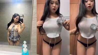 巨乳韓美女1-浴室濕身秀