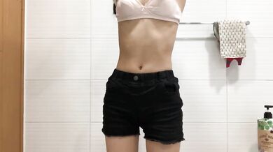 High school girl stripping selfie 19