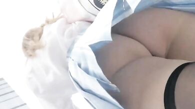 一路跟拍沒穿內褲