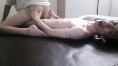 Vietnamese busty beauty having sex with skinny boyfriend