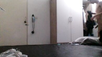 Vietnamese busty beauty having sex with skinny boyfriend