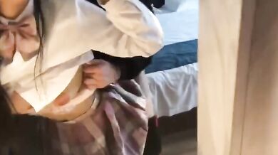 Bộ ngực to JK fuck từ phía sau trong khách sạn