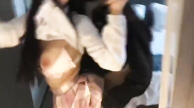 Bộ ngực to JK fuck từ phía sau trong khách sạn