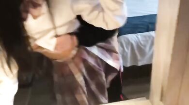 Bộ ngực to JK fuck từ phía sau trong khách sạn