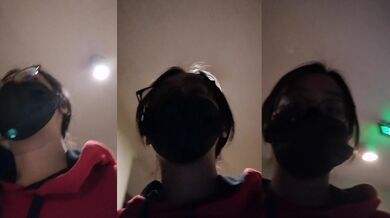 女同事自拍,自摸