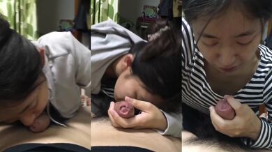 Contrast bitch oral sex cum swallow