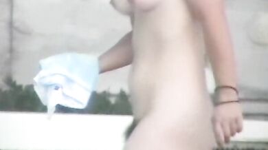 Cảnh đẹp tuyệt đẹp với làn da trần trong nhà tắm cao cấp ZK-①