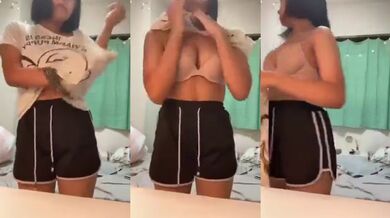 High school girl stripping selfie 4544