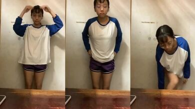 High school girl stripping selfie 21