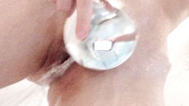 Girl taking a selfie in the bath