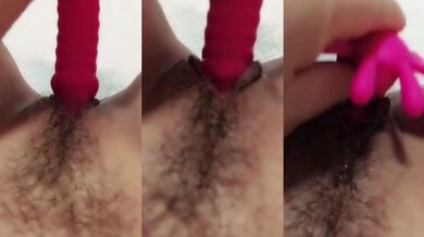 Wet pussy vibrator masturbation squirt