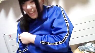 Tokyo girl shows off her big tits online