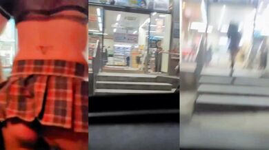 Training the slutty bitch to expose