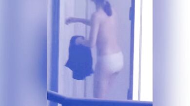 隣人女性の日常生活