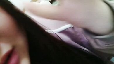 D cup bitch blowjob cucumber milk masturbation