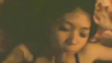 Lying down and eating hair