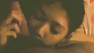 Lying down and eating hair