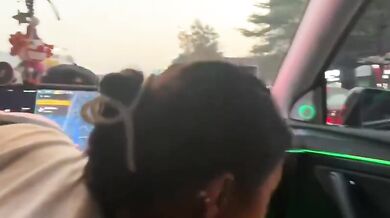 特斯拉車主等綠燈口交