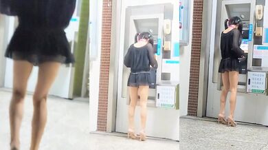 野生に晒される貧乳白虎妻