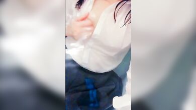 Japanese girl with a nice panting sound