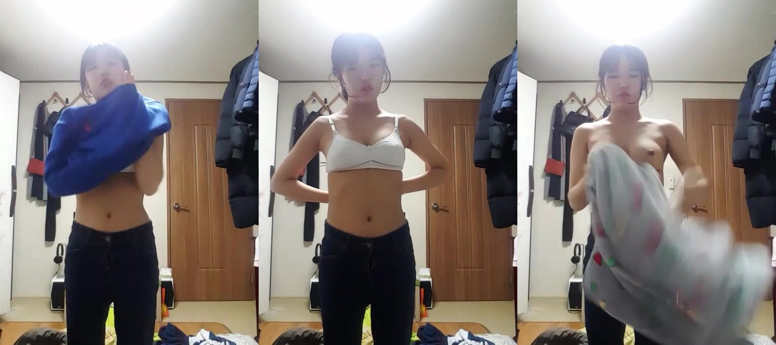 ＜外着からパジャマへ＞一日着ていた窮屈な普通の服を脱ぎ捨てて、ゆったりしたパジャマに着替えるだけの女子〇学生ｗｗ
