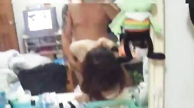 台灣情侶大學時同居做愛自拍公開13