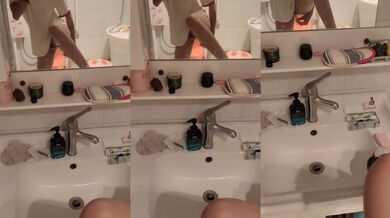 少女不露臉對鏡自慰