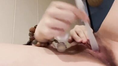 眼鏡母狗愛自慰-3