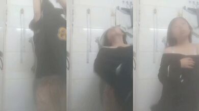 High school girl stripping selfie 30